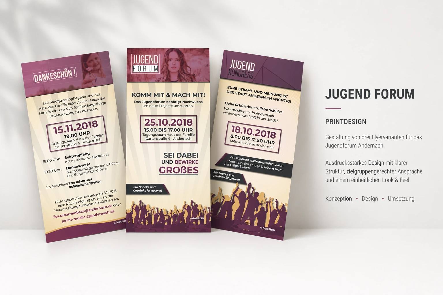 Flyer Jugendforum Andernach